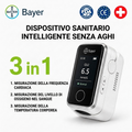 Bayer Glucometro 12 in 1 – Misuratore di Glicemia Non Invasivo Senza Puntura, Digitale e Portatile