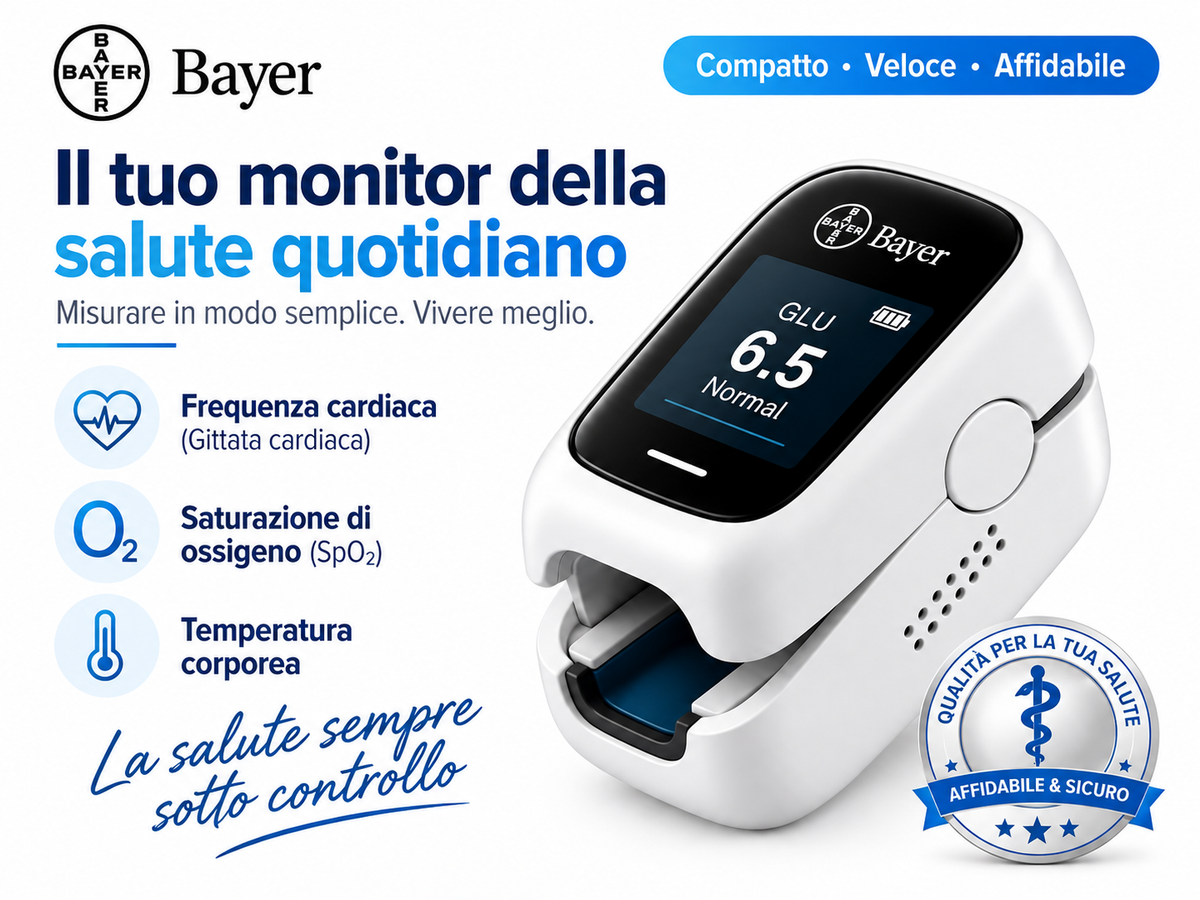 Misuratore 3 in 1 per il Monitoraggio Quotidiano della Salute