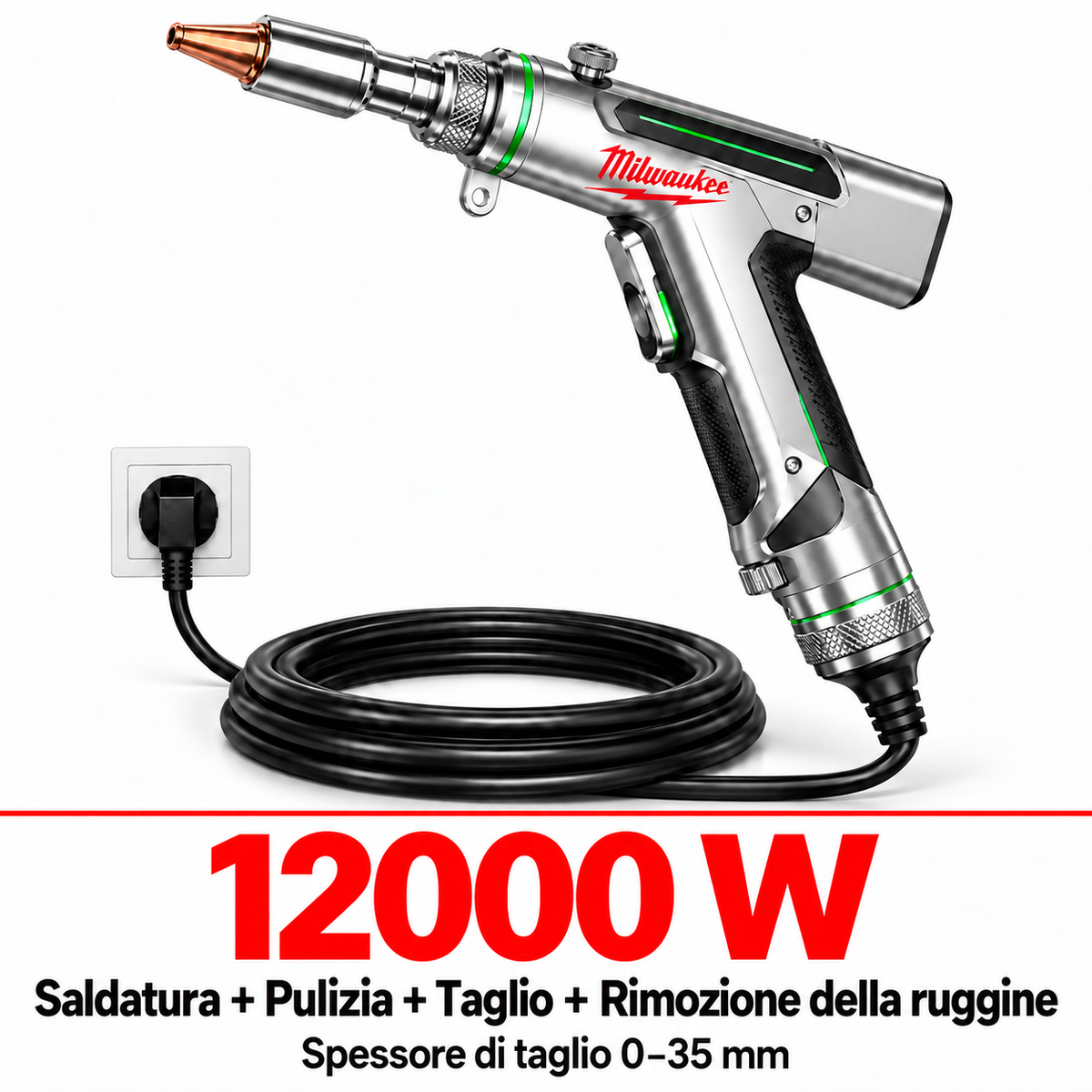Saldatrice Milwaukee 4-in-1 – Saldatrice professionale per carpenteria metallica